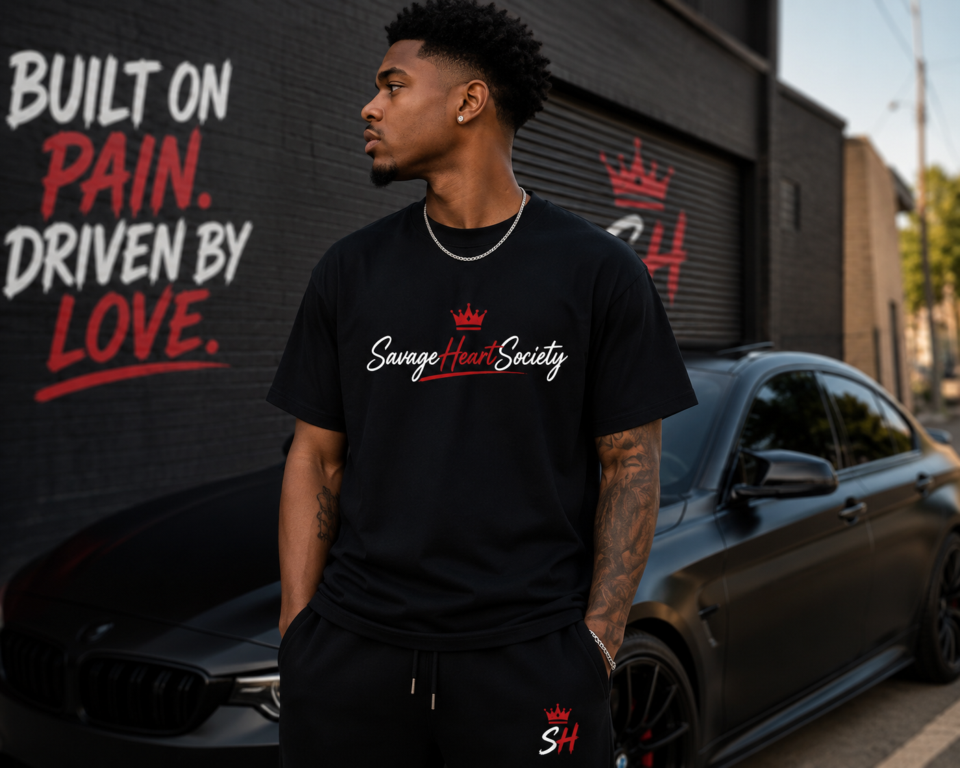 SavageHeart Society Core Black Tee
