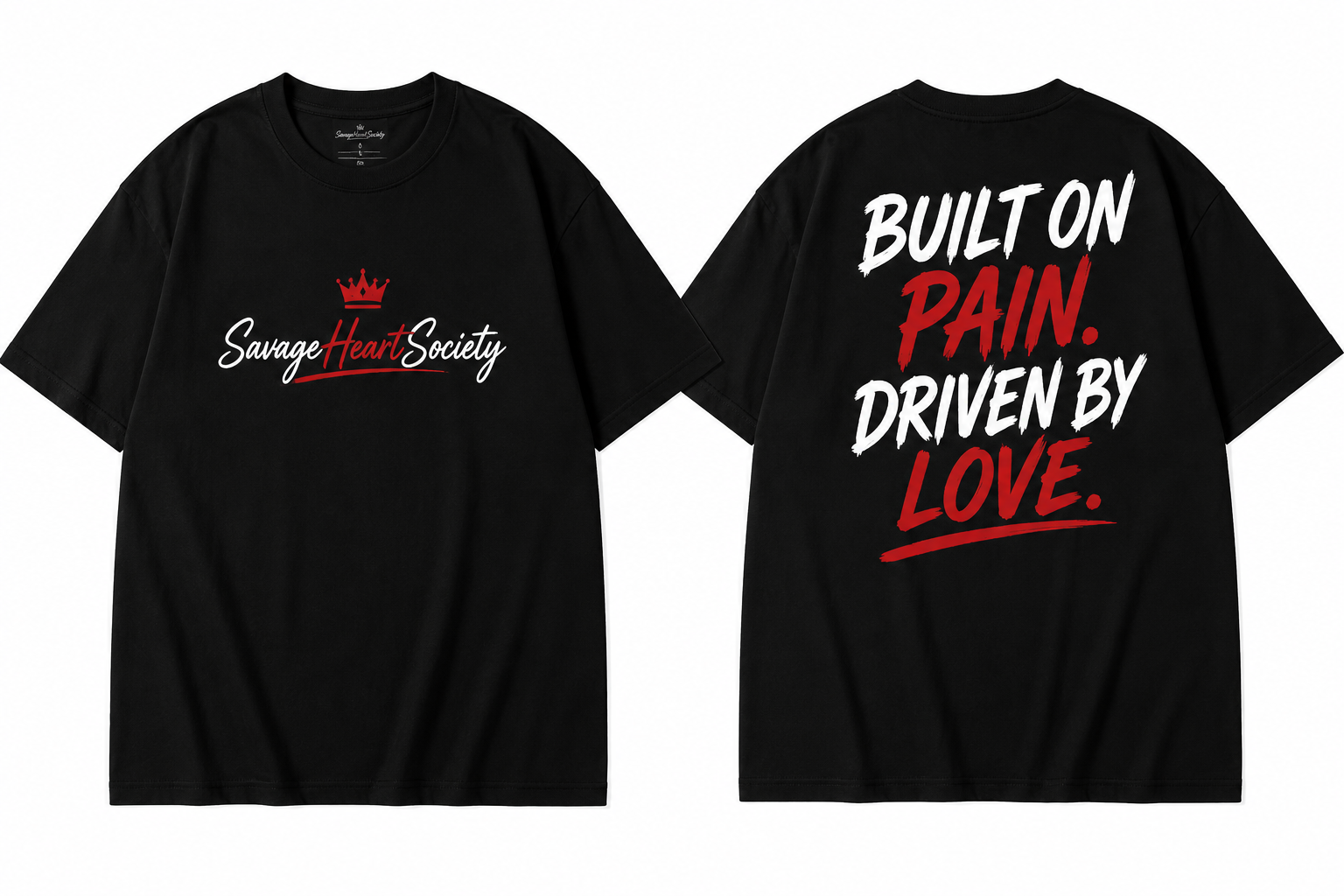 SavageHeart Society Core Black Tee