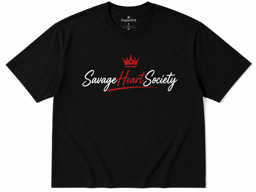 SavageHeart Society Core Black Tee