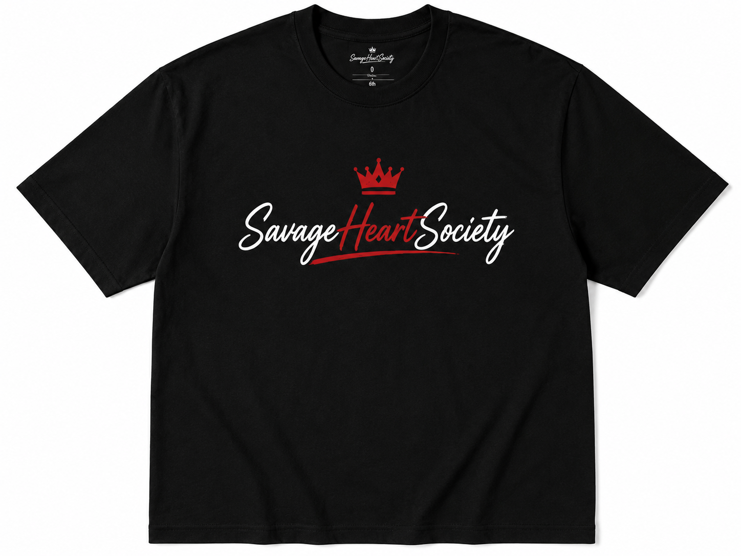 SavageHeart Society Core Black Tee